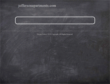 Tablet Screenshot of jeffersonapartments.com